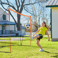 Portable Soccer Goal 12x6ft Steel Fiberglass Outdoor Training Net