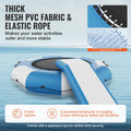 Water Trampoline 10ft Inflatable Bounce Platform Slide Ladder Pump