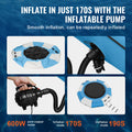 Water Trampoline 10ft Inflatable Bounce Platform Slide Ladder Pump