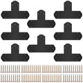 T Mending Plate Black 8pc 6