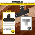 T Mending Plate Black 8pc 6