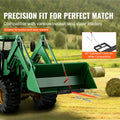 Hay Spear Bale 726kg Skid Steer Loader Tractor Bucket Attachment