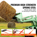 Hay Spear Bale Spears 1360kg Skid Steer Loader Tractor Bucket