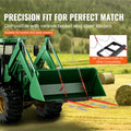 Hay Spear Bale Spears 1360kg Skid Steer Loader Tractor Bucket