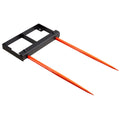 Hay Spear Bale Spears 1360kg Skid Steer Loader Tractor Bucket