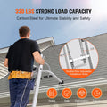 Ladder Stabilizer 2 in 1 Extension Wall Hook Steel Heavy-Duty