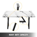 Metal Table Legs Set of 2 Black 28