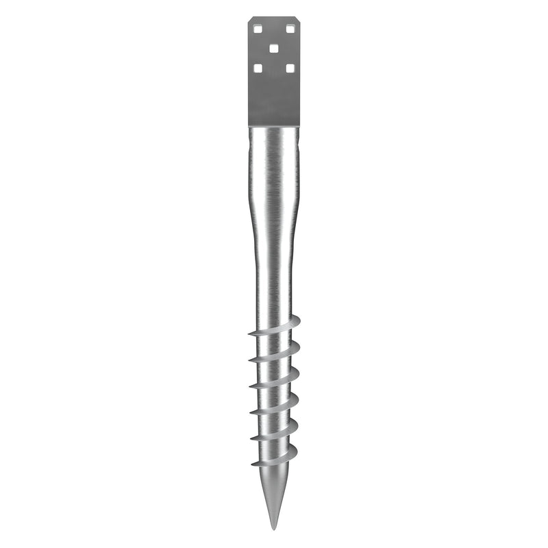 No Dig Ground Anchor 10x7x70cm Steel Post Stake 1 Pack
