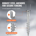 No Dig Ground Anchor 10x7x70cm Steel Post Stake 1 Pack