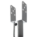 No Dig Ground Anchor 10x7x70cm Steel Post Stake 1 Pack
