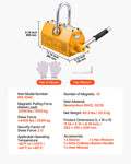 Permanent Magnetic Lifter 1000kg N42 Neodymium Steel Plate