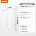 Frameless Shower Door 58-59