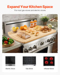 Bamboo Noodle Board Stove Cover Gas Electric Stovetop Sink Cover