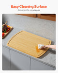 Bamboo Noodle Board Stove Cover Gas Electric Stovetop Sink Cover