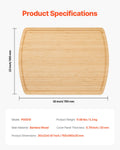 Bamboo Noodle Board Stove Cover Gas Electric Stovetop Sink Cover