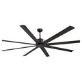 Artiss 213cm Ceiling Fan 6-Speed Remote Black Flush Mount Indoor Outdoor