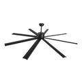 Artiss 213cm Ceiling Fan 6-Speed Remote Black Flush Mount Indoor Outdoor