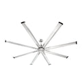 Artiss 213cm Ceiling Fan 8-Blade 6-Speed Remote DC Motor Brushed