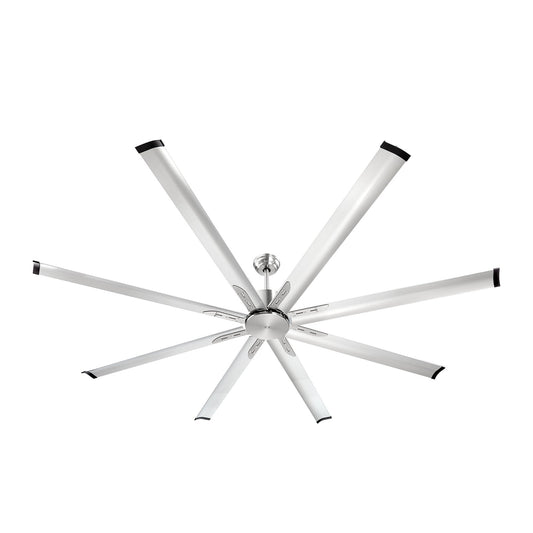 Artiss 213cm Ceiling Fan 8-Blade 6-Speed Remote DC Motor Brushed
