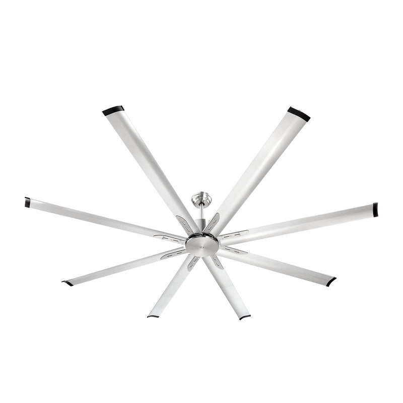 Artiss 213cm Ceiling Fan 8-Blade 6-Speed Remote DC Motor Brushed