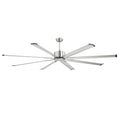 Artiss 213cm Ceiling Fan 8-Blade 6-Speed Remote DC Motor Brushed