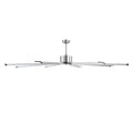 Artiss 213cm Ceiling Fan 8-Blade 6-Speed Remote DC Motor Brushed