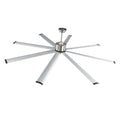 Artiss 213cm Ceiling Fan 8-Blade 6-Speed Remote DC Motor Brushed