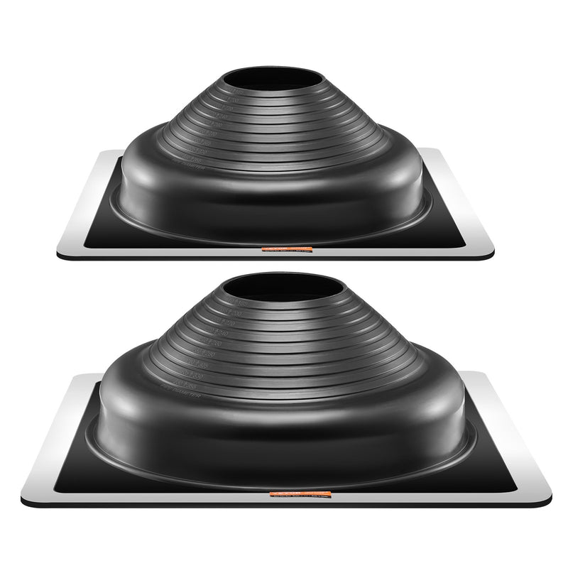 Cefito 2x Metal Roof Pipe Flashing Boot 170-355mm High Temp EPDM