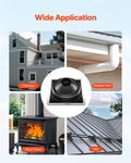 Cefito 2x Metal Roof Pipe Flashing Boot 170-355mm High Temp EPDM