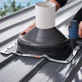 Cefito 2x Metal Roof Pipe Flashing Boot 170-355mm High Temp EPDM