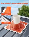 Roof Pipe Flashing Boot 254-457mm Silicone High Temp -74-225°C
