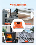 Roof Pipe Flashing Boot 254-457mm Silicone High Temp -74-225°C