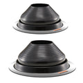 Metal Roof Pipe Flashing Boots 150-280mm EPDM High Temp 2 Pack