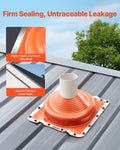 Metal Roof Pipe Flashing Boot 170-355mm High Temp Silicone 2pc