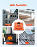 Metal Roof Pipe Flashing Boot 170-355mm High Temp Silicone 2pc