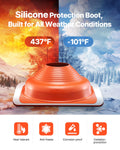 Metal Roof Pipe Flashing Boot 160-300mm 2pc High Temp Silicone