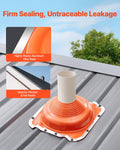 Metal Roof Pipe Flashing Boot 160-300mm 2pc High Temp Silicone