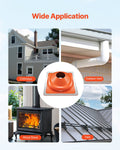 Metal Roof Pipe Flashing Boot 160-300mm 2pc High Temp Silicone