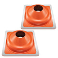 Metal Roof Pipe Flashing Boot 160-300mm 2pc High Temp Silicone