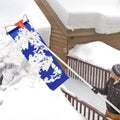 Snow Roof Rake 27cm Aluminum 1.25-5.24m Adjustable Wheels