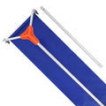 Snow Roof Rake 27cm Aluminum 1.25-5.24m Adjustable Wheels