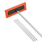 Snow Roof Rake 45cm Foam Blade 5.62m Adjustable Extension Tubes
