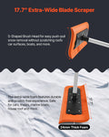 Snow Roof Rake 45cm Foam Blade 5.62m Adjustable Extension Tubes
