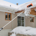 Snow Roof Rake 45cm Foam Blade 5.62m Adjustable Extension Tubes