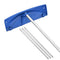 Snow Roof Rake 60cm PP Plastic Blade 1.18-5.55m Adjustable Wheels