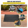 Rubber Threshold Ramp 7.62cm Rise 3 Channel Wheelchair Scooter 997.9kg