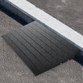 Rubber Threshold Ramp 7.62cm Rise 3 Channel Wheelchair Scooter 997.9kg