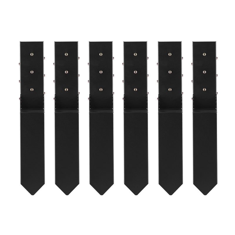 Fence Post Anchor Repair Kit 6 Pack Inner Support Stakes