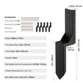 Fence Post Anchor Repair Kit 6 Pack Inner Support Stakes