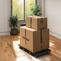 Furniture Dolly 500kg 2 Pack Heavy Duty Wheels Interlocking Black